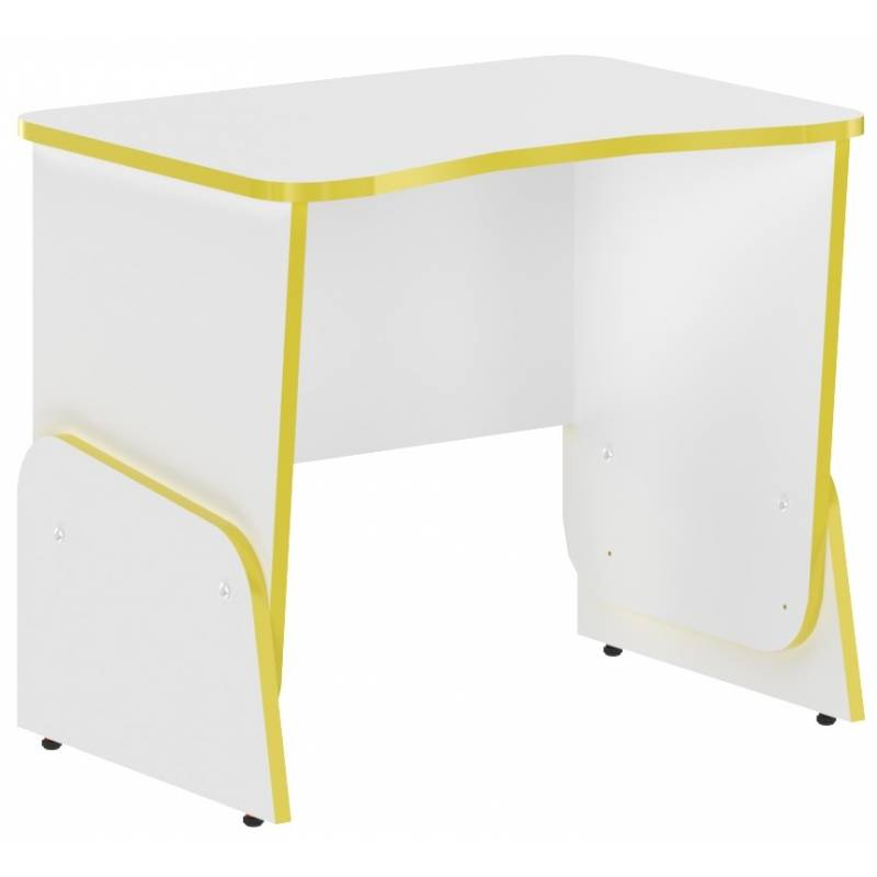 Стол STG 7050 Белый/Желтый бриллиант 700х500х595/695 главное фото