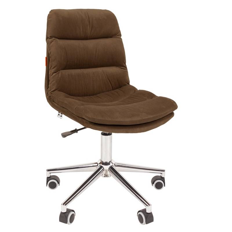 Кресло Chairman 115 Home (коричневый текстиль) главное фото