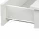 Стол письменный/компьютерный  "Scandi CD-016", 1100х500х750 мм, 4 ящика, белый, 641891, ЦБ013707-1. Фото товара с разных ракурсов.
